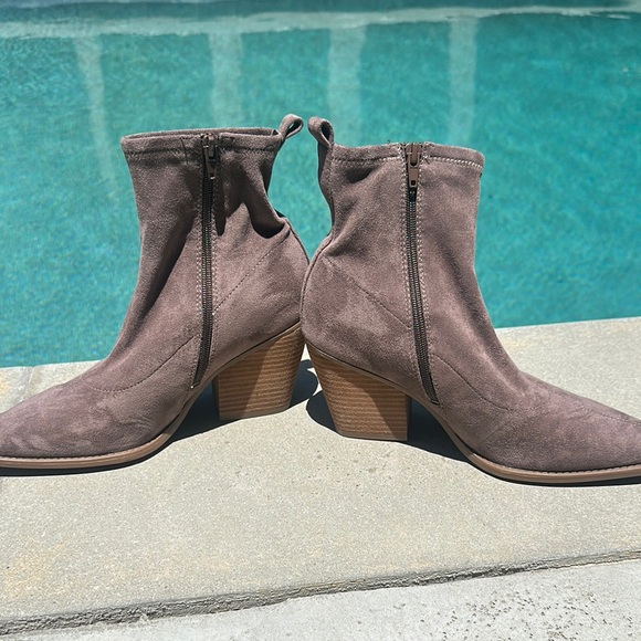 Soul Naturalizer Women Mauve Western Ankle Booties Melodi Size US 10W - Picture 4 of 8